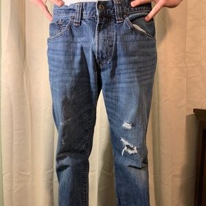 Express Blake Loose Fit Boot Cut Denim Jeans 31/30